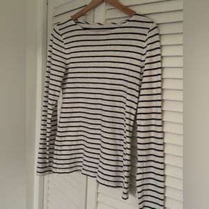 J. Crew Striped Artist Tee
